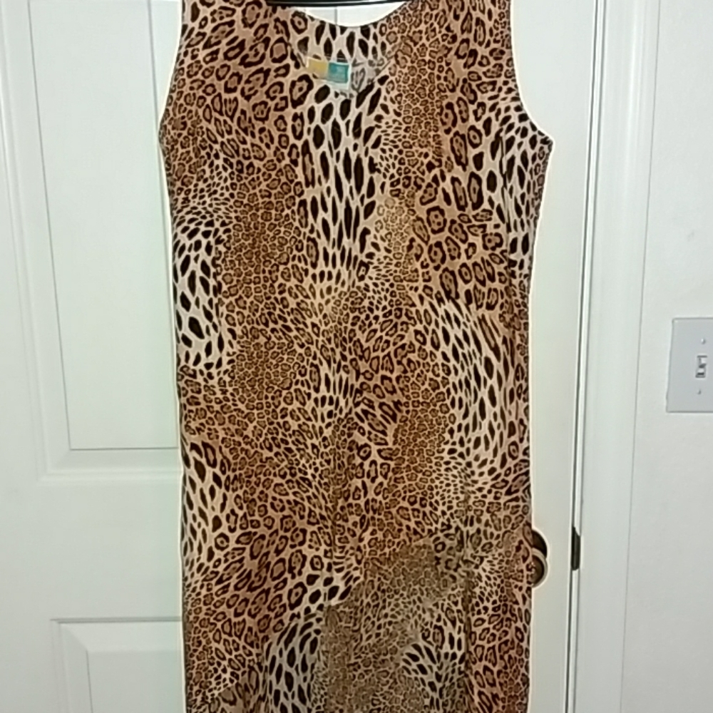Animal print sundress